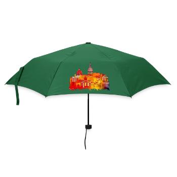 Rom, die Hauptstadt Italiens - Regenschirm (klein) - Flaschengrün - Vorne