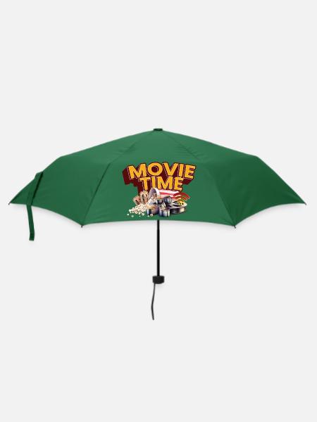 Zeit für einen Film - Regenschirm (klein) - Flaschengrün