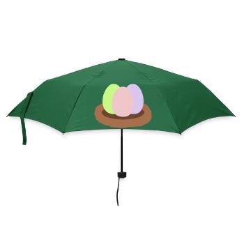 Ostereier - Regenschirm (klein) - Flaschengrün - Vorne