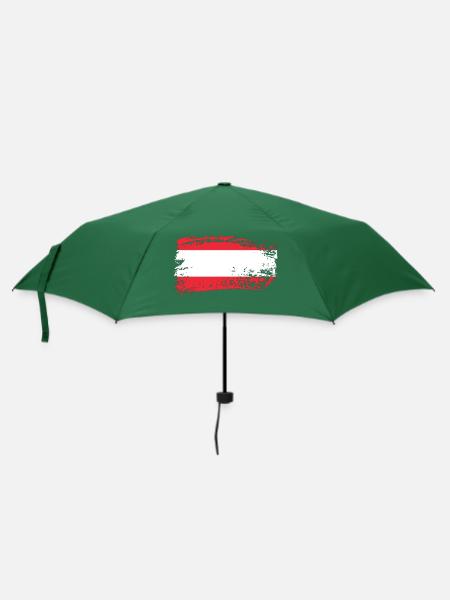 Austria Cool - Regenschirm (klein) - Flaschengrün
