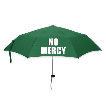 No mercy - Regenschirm (klein) - Flaschengrün - Vorne