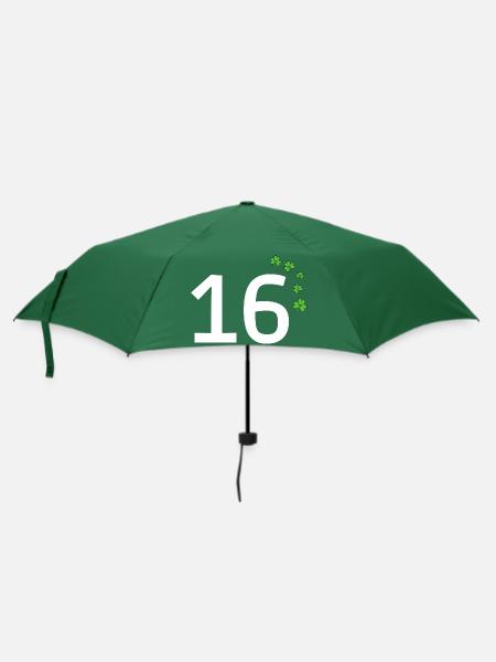 16 - Regenschirm (klein) - Flaschengrün