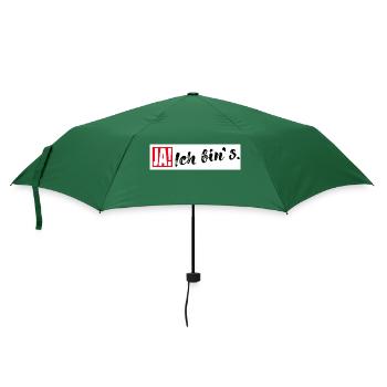 Ja Ich bin es - Regenschirm (klein) - Flaschengrün - Vorne