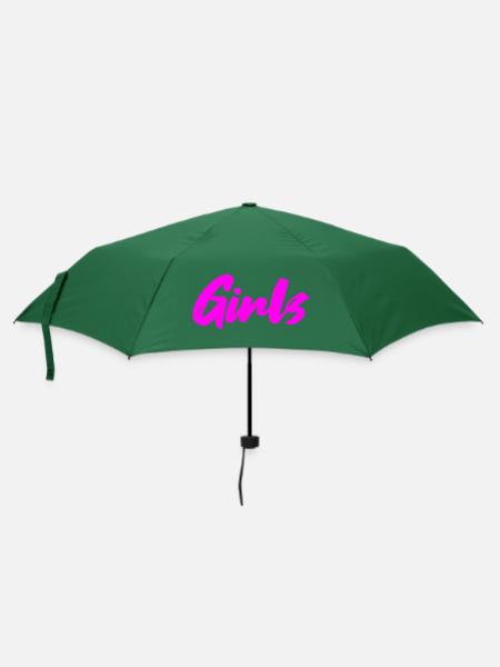 Girls - Regenschirm (klein) - Flaschengrün