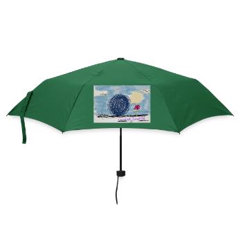 Non Sense Lied - Regenschirm (klein) - Flaschengrün - Vorne