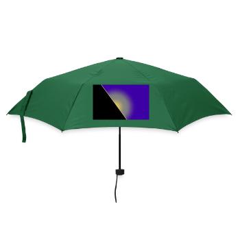 Kreis - Regenschirm (klein) - Flaschengrün - Vorne