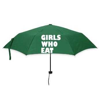 Girls who eat - Regenschirm (klein) - Flaschengrün - Vorne