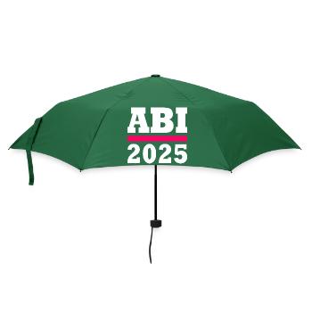 Abi 2025 - Regenschirm (klein) - Flaschengrün - Vorne