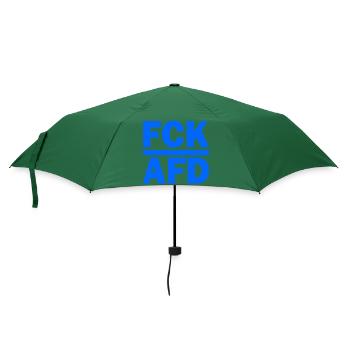 Fck afd - Regenschirm (klein) - Flaschengrün - Vorne