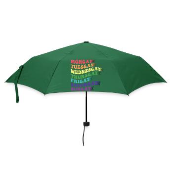 Sei du LGBTQ Schwul Lesbisch Bi Trans Stolz Bunt - Regenschirm (klein) - Flaschengrün - Vorne