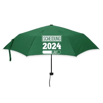 Scheidung 2024 Ehe Aus Trennung Geschieden - Regenschirm (klein) - Flaschengrün - Vorne