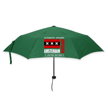 Amsterdam - Regenschirm (klein) - Flaschengrün - Vorne