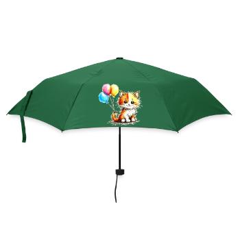 Kätzchen - Regenschirm (klein) - Flaschengrün - Vorne