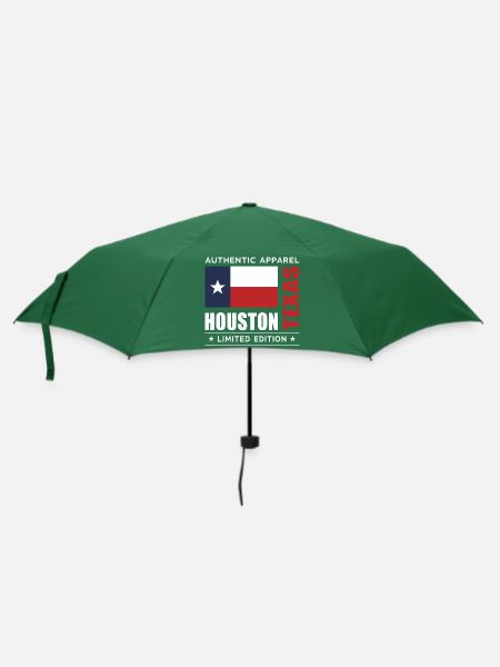 Houston - Regenschirm (klein) - Flaschengrün