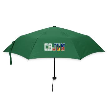 Cajun Stolz Louisiana Wurzeln Patriotisch - Regenschirm (klein) - Flaschengrün - Vorne