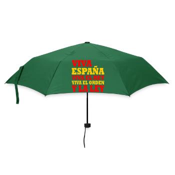 viva españa viva el rey viva el orden y la ley - Regenschirm (klein) - Flaschengrün - Vorne