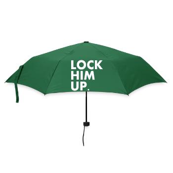 Lock him up - Regenschirm (klein) - Flaschengrün - Vorne