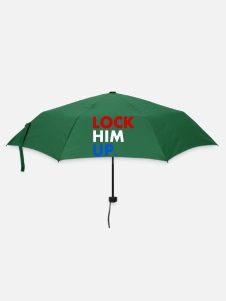 Lock him up - Regenschirm (klein) - Flaschengrün