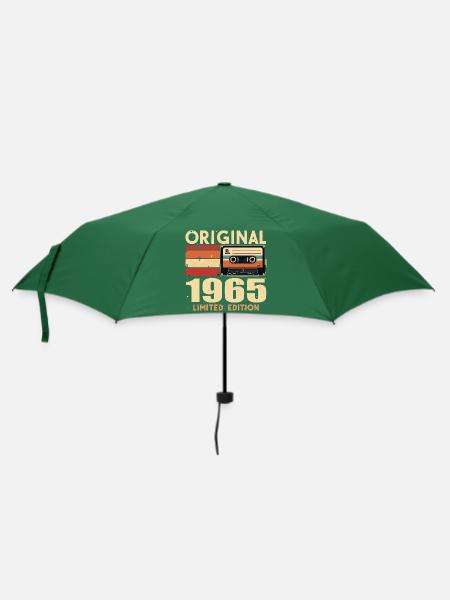 Geburtstag 1965 - Legendär Seit 1965 Geschenk 1965 - Regenschirm (klein) - Flaschengrün