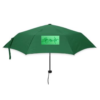 steh zu dir - Regenschirm (klein) - Flaschengrün - Vorne
