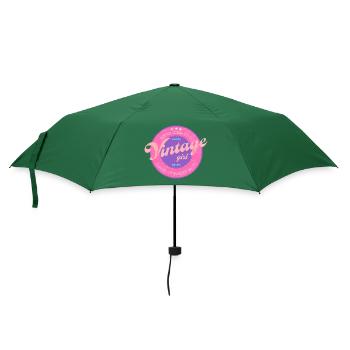 100% liebenswert - Regenschirm (klein) - Flaschengrün - Vorne