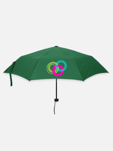 Buchstabe O - Regenschirm (klein) - Flaschengrün