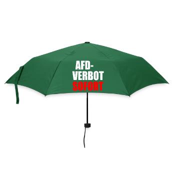Afd verbot sofort - Regenschirm (klein) - Flaschengrün - Vorne