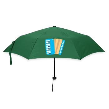 Akkordeon - Regenschirm (klein) - Flaschengrün - Vorne