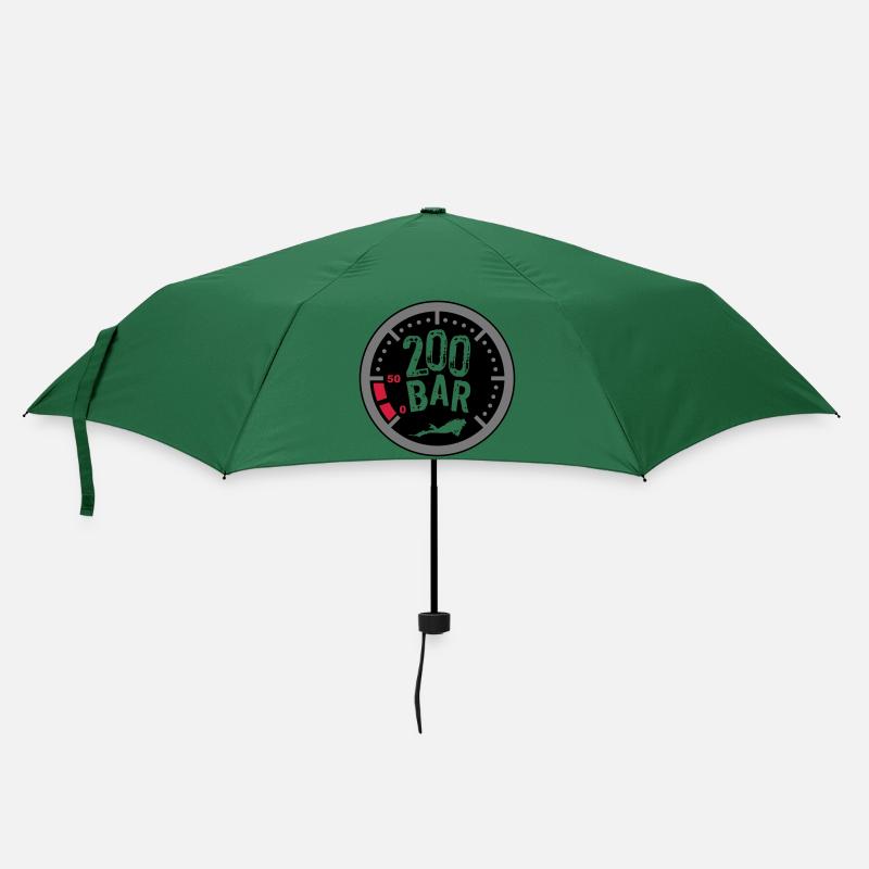 200Bar - Regenschirm (klein) - Flaschengrün