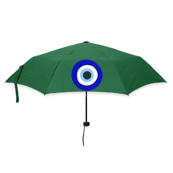 Auge - Regenschirm (klein) - Flaschengrün - Vorne