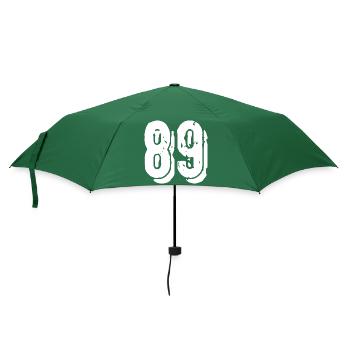 89 Zahl Trikot - Regenschirm (klein) - Flaschengrün - Vorne