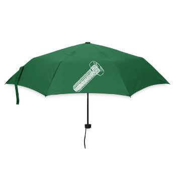 Werkstattschrauber Schraube Ersatzteil - Regenschirm (klein) - Flaschengrün - Vorne