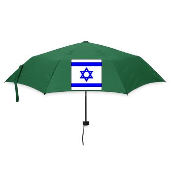 Israel - Regenschirm (klein) - Flaschengrün - Vorne