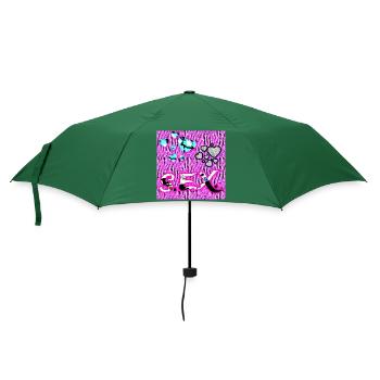 S.E.X. - Herzen - Regenschirm (klein) - Flaschengrün - Vorne