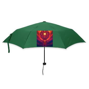 Feuerteufel - Regenschirm (klein) - Flaschengrün - Vorne