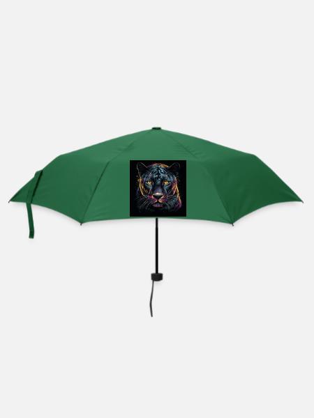 DER SCHWARZE PANTHER - Regenschirm (klein) - Flaschengrün