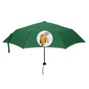 Sexy Banane - Regenschirm (klein) - Flaschengrün - Vorne