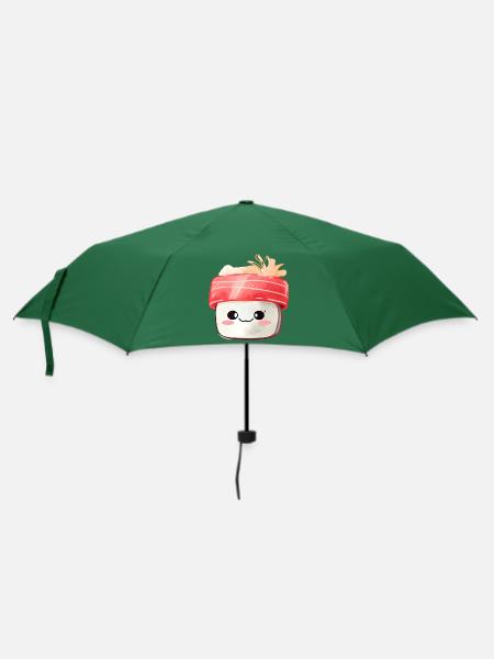 Sushi - Regenschirm (klein) - Flaschengrün