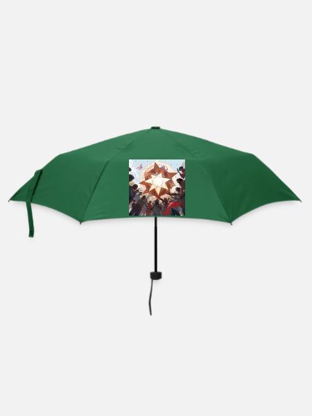 Das Fest der Sonne ☀ - Regenschirm (klein) - Flaschengrün