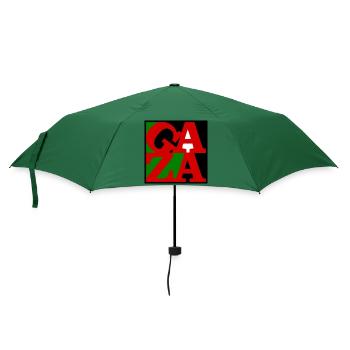 Gaza poster - Regenschirm (klein) - Flaschengrün - Vorne
