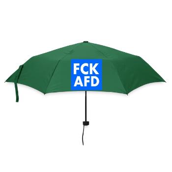 Fck afd - Regenschirm (klein) - Flaschengrün - Vorne