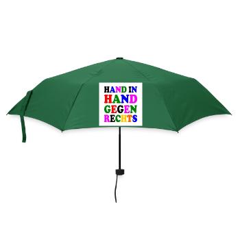 Gegen rechts - Regenschirm (klein) - Flaschengrün - Vorne