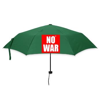 No war - Regenschirm (klein) - Flaschengrün - Vorne