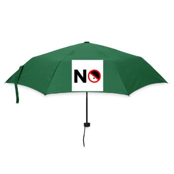 Gegen rechts - Regenschirm (klein) - Flaschengrün - Vorne