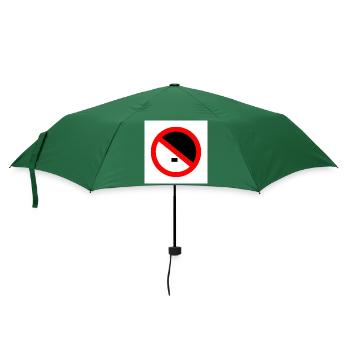 Gegen rechts - Regenschirm (klein) - Flaschengrün - Vorne