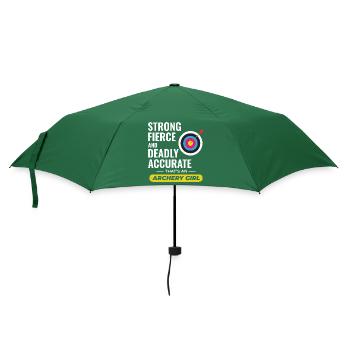 Bogenschießen Ziele Bogenschütze Bullseye Schießsport - Regenschirm (klein) - Flaschengrün - Vorne