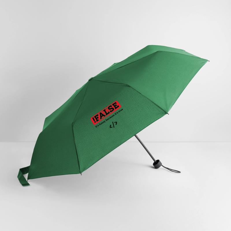 Code Debug Programmierer Developer Lustige Sprüche Regenschirm (klein)