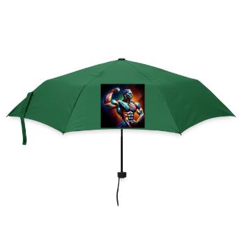 Bodybuilding - Regenschirm (klein) - Flaschengrün - Vorne