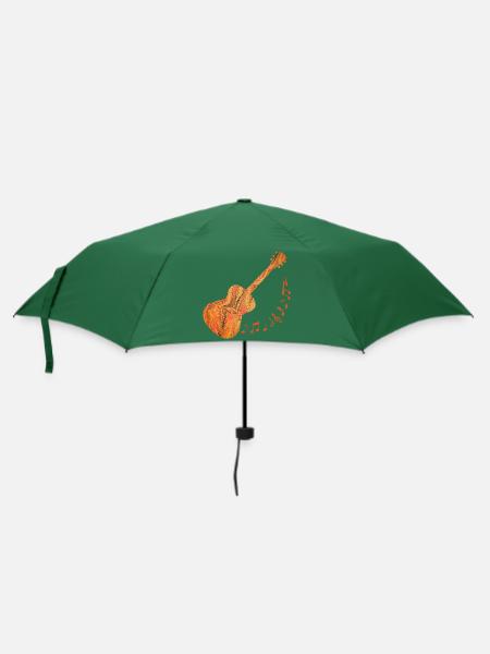 gitarre e 109 - Regenschirm (klein) - Flaschengrün