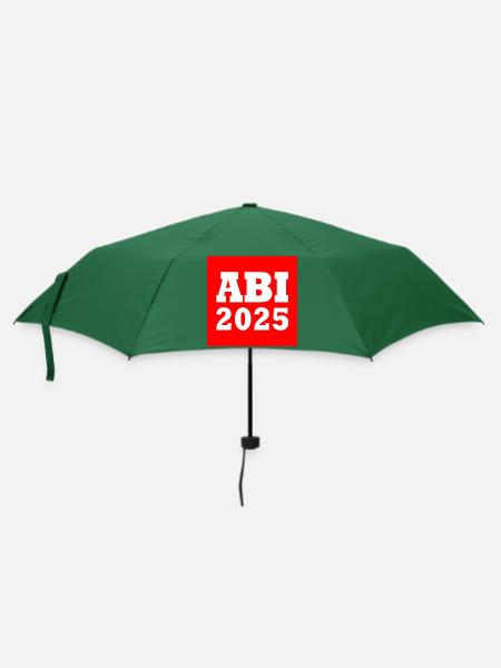 Abi 2025 - Regenschirm (klein) - Flaschengrün